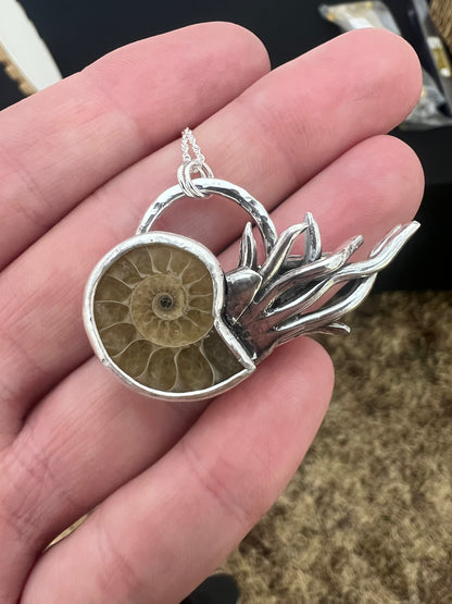 ammonite necklace