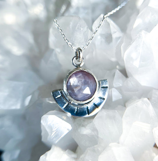 ruby round necklace