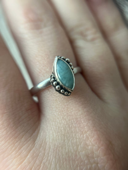 larimar marquise ring