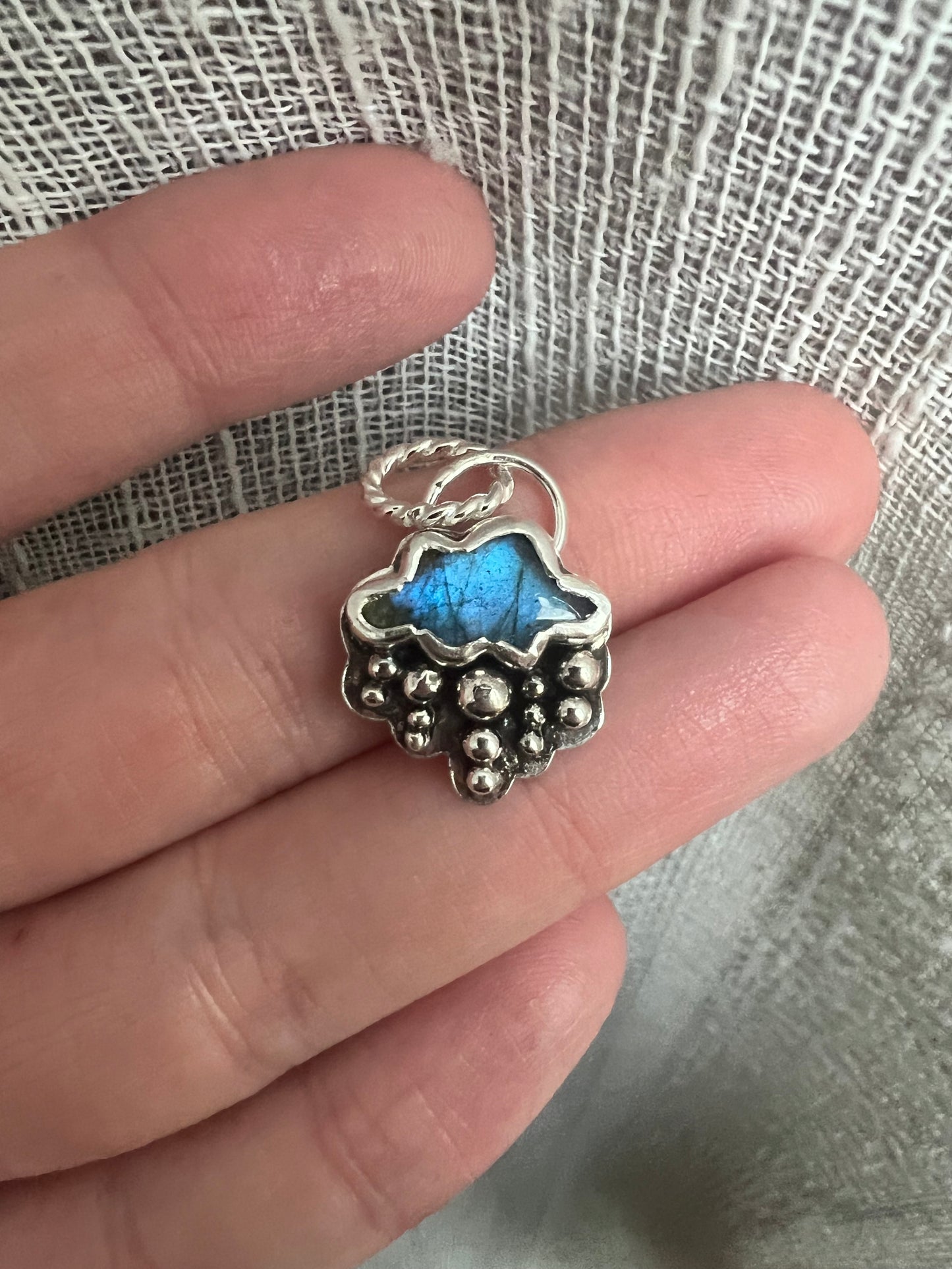 labradorite cloud necklace