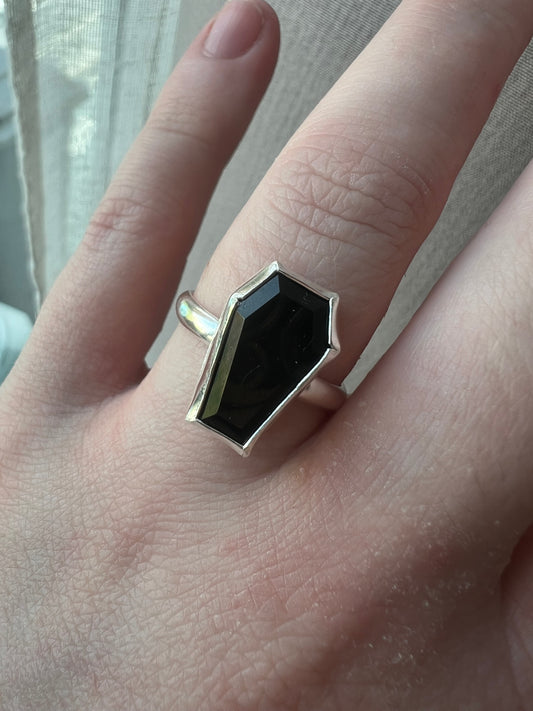 spinel coffin ring